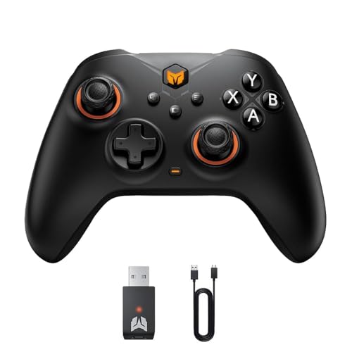 BIGBIG WON Wireless Gaming Controller, Gale PC Controller Motion Zieling, Hall Trigger, 4 Benutzerdefinierte Tasten, App Control Game Controller für PC/Switch/iOS/Android Wireless Gaming Controller von BIGBIG WON