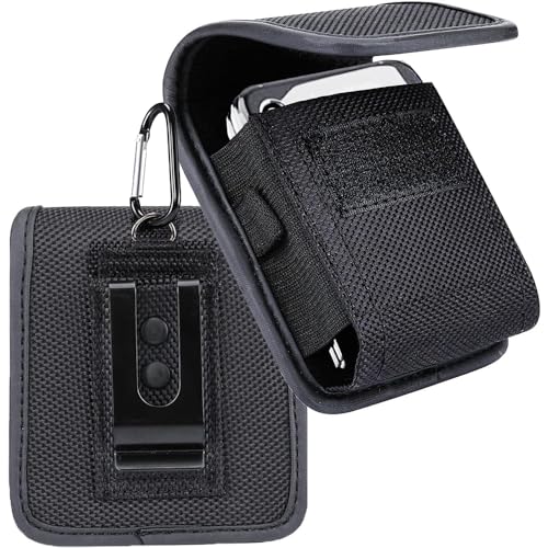 Handy Gürteltasche Hülle für Galaxy Z Flip 3 5G, Z Flip 4 5,for Motorola Razr 5G, 40 Ultra, Razr Plus 2023,Handytasche mit Gürtel Schlaufe,Hüft Gürtel Tasche Case von BIIULHCI