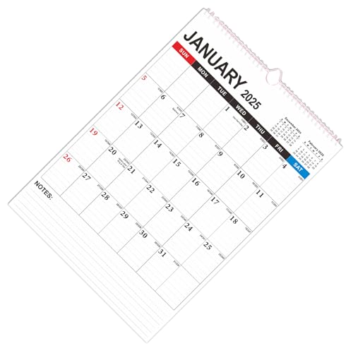 Kalender 2025 Schuljahresplaner 2025 Wandkalender englische Ausgabe Kalender Schulkalender Schuljahreskalender von BINGGA