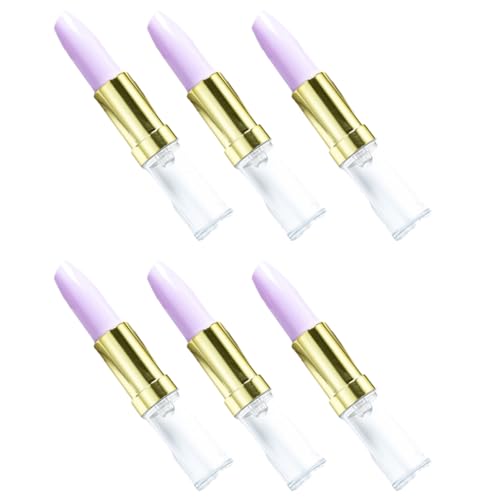 Lippenstift-Kugelschreiber, Lippenstift-Form, Schreibstift für Frauen und Mädchen, 6 Stück von BINGGA