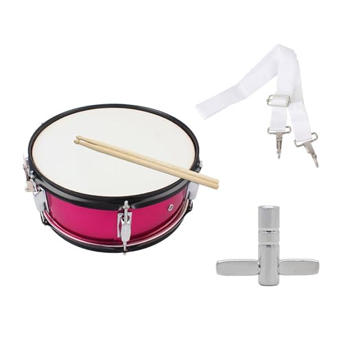 Marchings Snare Drum mit verstellbarem Gurt & Drumsticks Percussions Instrument Kinder Performances Drum Musikspielzeug von BINGGA