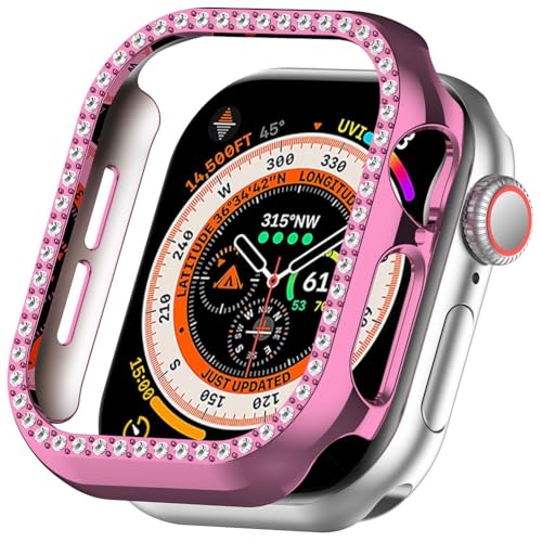 BIOSA PC Hohlschutzhülle for Apple Watch Series 10 42MM/46MM Zubehör, Bling Bumper Protector Hart PC Bumper Case for Apple Watch Serie 10 von BIOSA