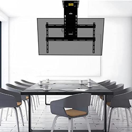 Motorisierte TV-Halterung, Elektrisch TV Deckenhalterung mit Fernbedienung, Teleskop Elektrischer TV Lift für 32-65 Zoll Fernseher, 0-85° Winkeleinstellung von BJFIDOJPIEWWWWGR