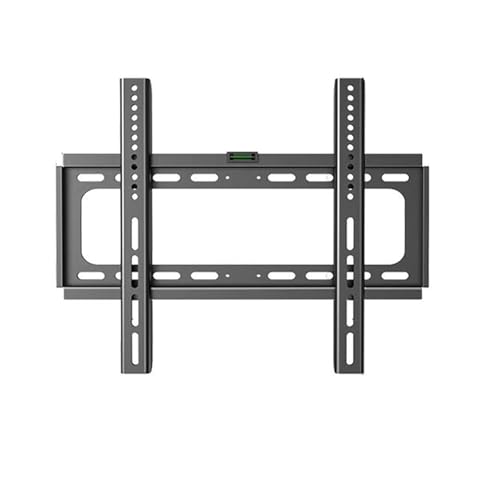 BKUANE TV-Wandhalterung für die meisten Flach-/gebogenen Fernseher mit max. VESA 400 x 400 mm bis zu 50 kg, platzsparende Universal-TV-Halterung von BKUANE