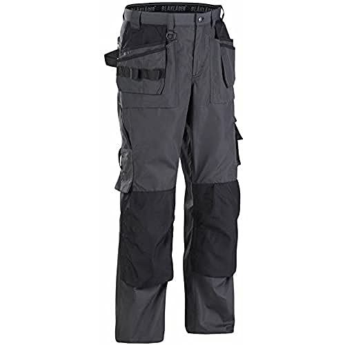 Blaklader 15251845 Leichte Handwerker-Hose, Dunkelgrau/Schwarz, grootte C50 von BLÅKLÄDER