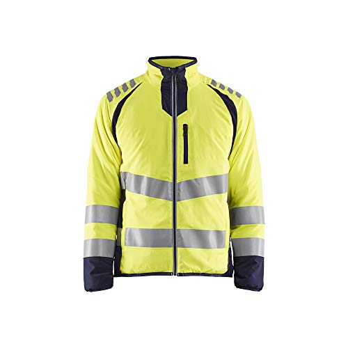 Blaklader 449819153389XXXL Isolationsjacke, High Vis Gelb/Marineblau, Größe XXXL von BLÅKLÄDER