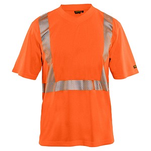 BLAKLÄDER® unisex Warnschutz Shirt 3386 orange Größe L von BLAKLÄDER®
