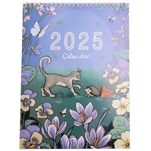 BLASHRD Wandkalender 2025 mit Natur- und Wildtierkunst, ArtworkByAngie Kalender 2025 für das, Wandkalender von BLASHRD