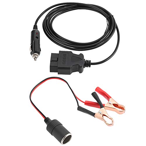 BLLBOO Notstromkabel OBD II II Auto Memory Saver Fahrzeug ECU 12V Notstromkabel, Speicherschoner mit Clip Autobatterie Zigarettenanzünder Power Extension Buchse BLLBOO Notstromkabel OBD II II Auto Memory Saver Fahrzeug ECU 12V Notstromkabel, Speicherschoner mit Clip Autobatterie Zigarettenanzünder Power Extension Buchse von BLLBOO