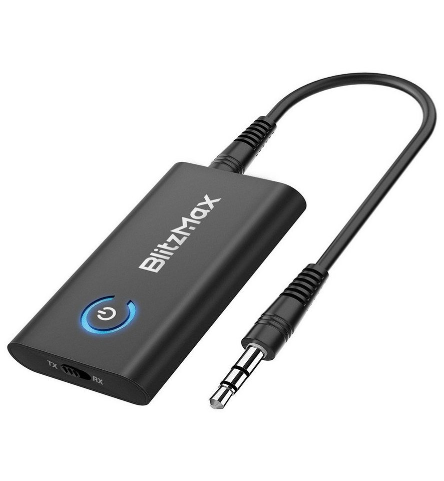 BLiTZWOLF Bluetooth-Adapter, 2 in 1 Mini bluetooth 5,2 Adapter Transmitter/Empfänger für PC,TV von BLiTZWOLF