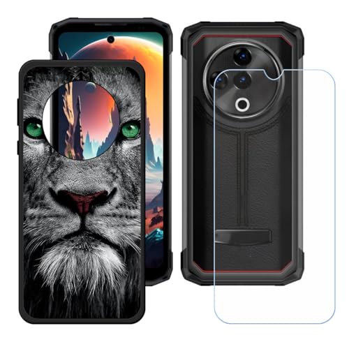 BMPNLSZ Hülle für Doogee Fire 6 + HD Panzerglas, Sanft Handyhülle Silikon Schutzhülle Cover TPU Case Handy Tasche Handytasche - Panzerglasfolie Schutzfolie für (6,56") - LH40 von BMPNLSZ