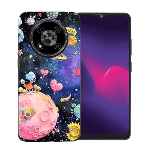 BMPNLSZ Hülle für ZTE Optus X Pro 5G, Handyhülle Crystal Hochwertige ultradünne Bumper Silikon Schutzhülle Cover TPU Case Weiche Handytasche für ZTE Optus X Pro 5G (6,52") - OYLLM38 von BMPNLSZ