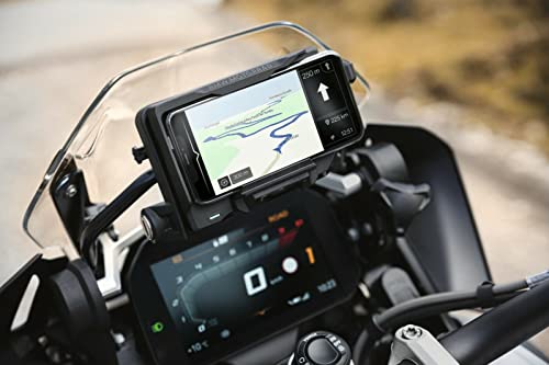 BMW Motorrad Connected Ride Phone Cradle Schwarz Halterung Apple Samsung von BMW