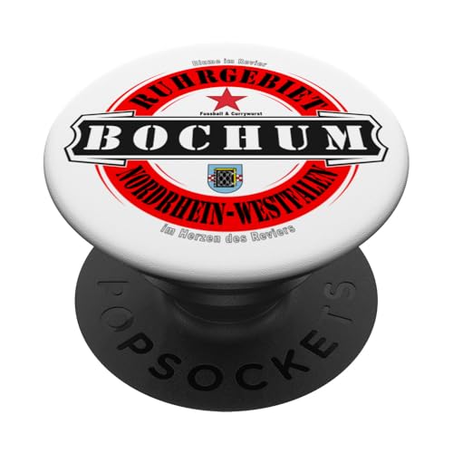 BOCHUM Nordrhein-Westfalen Ruhrgebiet Fussball Stadt PopSockets Klebender PopGrip von BOCHUM Nordrhein-Westfalen Currywurst