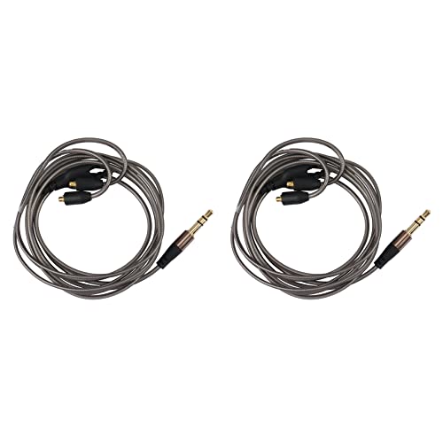 BOLAXHCA 2X DIY Ie800 Kopfhörer Kabel EIN Kristall Kupfer Drähte, 14 Adriges MMCX Schnittstellen Kopfhörer Kabel Für SE215/315/535/UE900 von BOLAXHCA