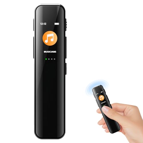 Diktiergerät Mini 64GB, Aufnahmegerät, Digitales Diktiergerät Mit Rauschunterdrückung, Audio Recorder, Diktiergerät Digital Mit Wiedergabe Für Konferenzen, Kurse von BORDEAG