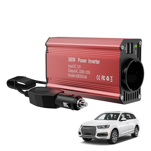 Wechselrichter, Spannungswandler, Inverter, 12 V Auf 220 V, mit 2 USB Anschlüsse, für Tablets Laptops Smartphones, LKW, Auto von BORDEAG