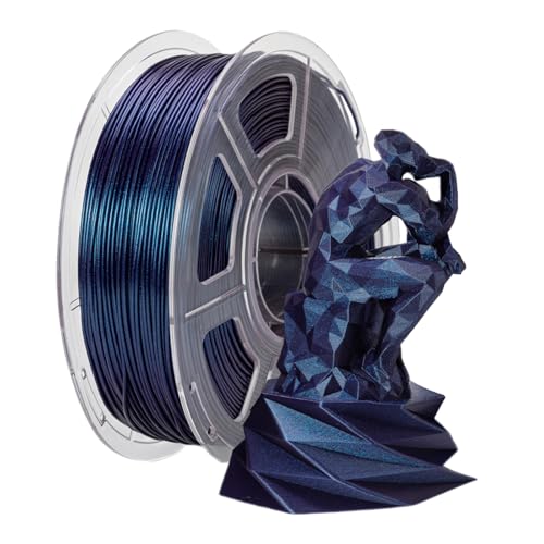 BORDSTRACT 3D-Druckerfilamente, 1,75 mm Magic Color Bubble – keine sauberen PLA-Linien, Magic Nebula Purple-Druckfilamente, geeignet für gängige 3D-Drucker von BORDSTRACT