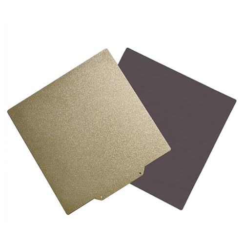 BORDSTRACT doppelseitige Bauplatte, PEI-beschichtete Texture Federstahl flexible Platte 220x220mm mit weicher magnetischer Basis für die meisten Modelle von 3D-Druckerplattformen von BORDSTRACT