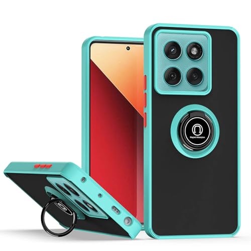 BORYA Hülle für Motorola Edge 60 Fusion, Hochwertiges Matte Weiches Silikon TPU+PC Bumper Handyhülle Ultra Dünn Stoßfest Case Ring Ständer Schutzhülle, Himmelblau BORYA Hülle für Motorola Edge 60 Fusion, Hochwertiges Matte Weiches Silikon TPU+PC Bumper Handyhülle Ultra Dünn Stoßfest Case Ring Ständer Schutzhülle, Himmelblau von BORYA