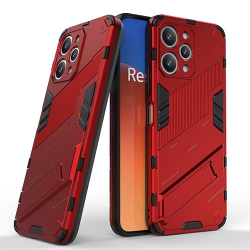 BORYA Hülle für Motorola Edge 60 Fusion, Schlank Militärqualität Stoßfest Heavy Duty Handyhülle, Hochwertiges PC+TPU Schutzhülle mit Ständer, Kratzfest Case, Rot BORYA Hülle für Motorola Edge 60 Fusion, Schlank Militärqualität Stoßfest Heavy Duty Handyhülle, Hochwertiges PC+TPU Schutzhülle mit Ständer, Kratzfest Case, Rot von BORYA