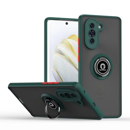 BORYA Hülle für Xiaomi Poco F7 5G, Hochwertiges Matte Weiches Silikon TPU+PC Bumper Handyhülle Ultra Dünn Stoßfest Case Ring Ständer Schutzhülle, Dunkelgrün BORYA Hülle für Xiaomi Poco F7 5G, Hochwertiges Matte Weiches Silikon TPU+PC Bumper Handyhülle Ultra Dünn Stoßfest Case Ring Ständer Schutzhülle, Dunkelgrün von BORYA