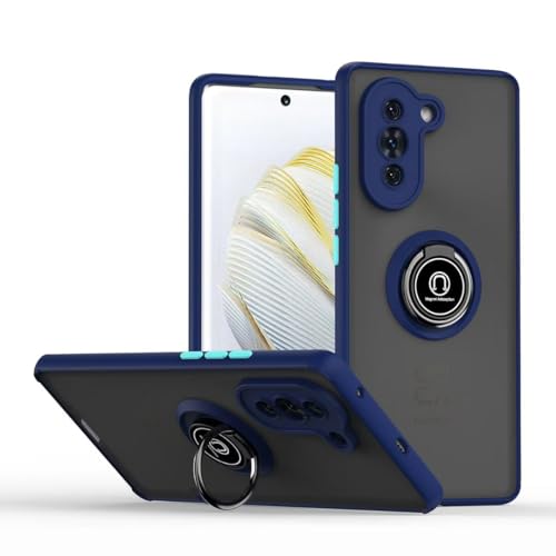 BORYA Hülle für Xiaomi Poco F7 5G, Hochwertiges Matte Weiches Silikon TPU+PC Bumper Handyhülle Ultra Dünn Stoßfest Case Ring Ständer Schutzhülle, Königsblau BORYA Hülle für Xiaomi Poco F7 5G, Hochwertiges Matte Weiches Silikon TPU+PC Bumper Handyhülle Ultra Dünn Stoßfest Case Ring Ständer Schutzhülle, Königsblau von BORYA