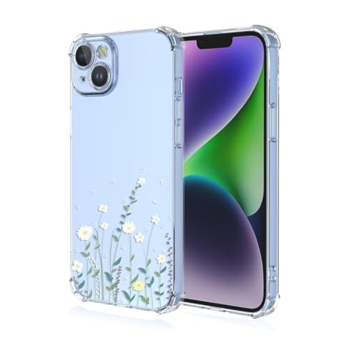 BORYA Hülle für Xiaomi Redmi Note 14S 4G, Stoßfest Weiches Transparent Silikon TPU Bumper Handyhülle Ultra Dünn Seidig Hochwertiges Elegant Schutzhülle, Weiße Blumen BORYA Hülle für Xiaomi Redmi Note 14S 4G, Stoßfest Weiches Transparent Silikon TPU Bumper Handyhülle Ultra Dünn Seidig Hochwertiges Elegant Schutzhülle, Weiße Blumen von BORYA