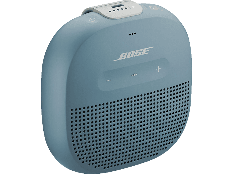 BOSE SoundLink Micro Bluetooth Lautsprecher, Stone Blue, Wasserfest von BOSE