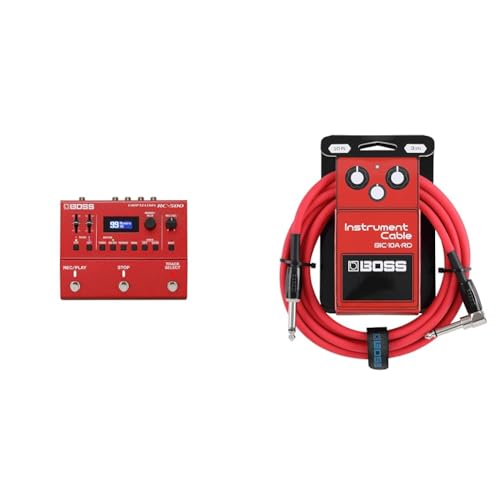 BOSS RC-500 Loop Station Bundle mit BOSS BIC-10A-RD Instrumentenkabel von BOSS