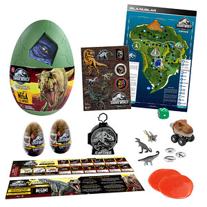 BOTI Jurassic World 38050 Captivz Clash Edition Mega Überraschungsei Spielset von BOTI