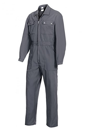 BP 1412 720 Herren Overall aus verstärkter Baumwolle dunkelgrau, Größe 52-54 von BP