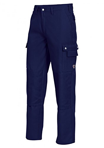 BP 1493-720-10-55 Arbeitshosen, Jeans-Stil mit mehreren Taschen, 305,00 g/m² Verstärkte Baumwolle, dunkelblau, 55 von BP