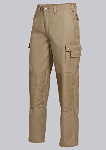 BP 1493-720-44-45 Arbeitshosen, Jeans-Stil mit mehreren Taschen, 305,00 g/m² Verstärkte Baumwolle, Sand, 45 von BP