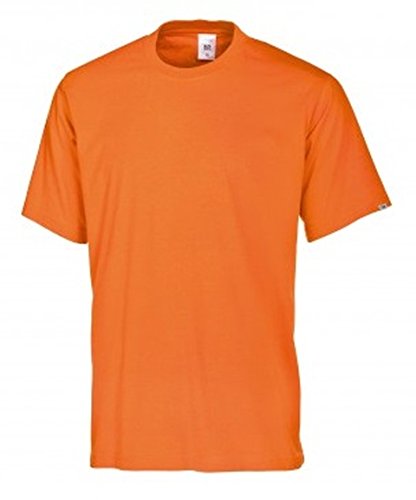 BP 1621-171-85-XL Unisex-T-Shirt, 1/2 Ärmel, Rundhals, Länge 70 cm, 180,00 g/m² Stoffmischung, orange, XL von BP