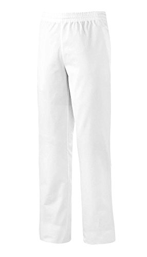 BP 1645-400-21-3XLs Unisex-Hose, mit Gummizug in der Taille, 215,00 g/m² Stoffmischung, weiß, 3XLs von BP