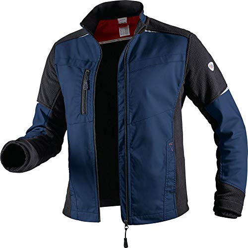 BP 1992-570-110 Hybrid-Arbeitsjacke - Gefütterter Stehkragen - Ergonomische Ärmel - Reines Polyester - Normale Passform - Größe: 60/62n - Farbe: nachtblau/schwarz von BP