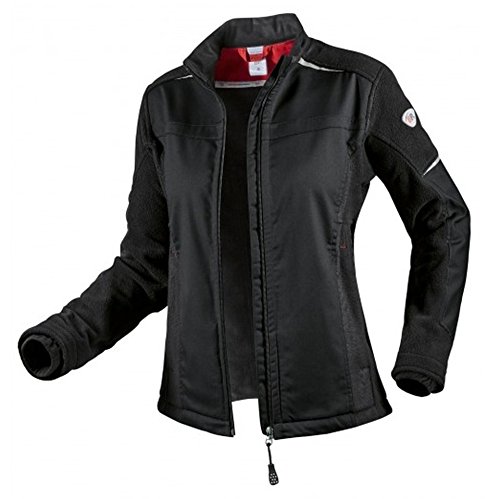 BP 1995-570-32-S Funktionelle Arbeitsjacke für Frauen, Gefütterter Stehkragen und Frontreißverschluss , 270,00 g/m² Stoffmischung, schwarz, S von BP