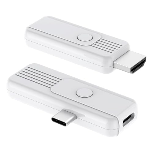 Wireless HDMI Transmitter and Receiver, 2,4G/5G tragbarer HDMI Wireless mit LED-Bildschirm von BRAIDOL