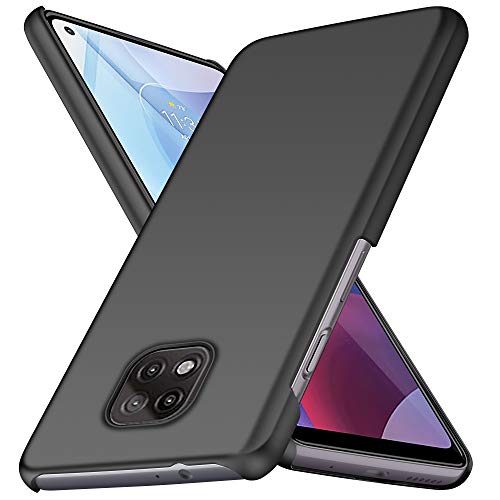 BRAND SET Schutzhülle für Motorola Moto G Power 2021 Hülle PC Ultra Dünnes Telefongehäuse, Stoßfest Und Kratzschutz Sandstone Hartschale für Motorola Moto G Power 2021-Schwarz von BRAND SET