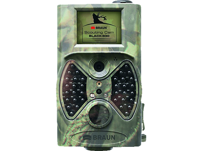 BRAUN PHOTOTECHNIK Scouting Cam 300 Wildkamera Camouflage, Nein opt. Zoom, LCD von BRAUN PHOTOTECHNIK