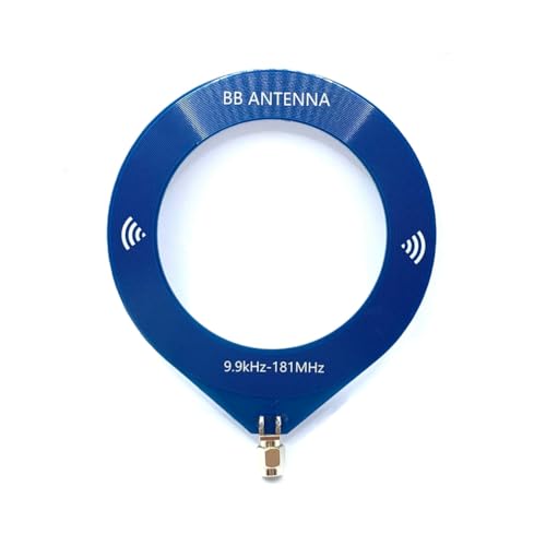 BRCUAT 9,9 kHz - 181 MHz Frequenz Kleine Rundantenne Breitbandantenne Tragbare MW SW-Antenne für Radio von BRCUAT