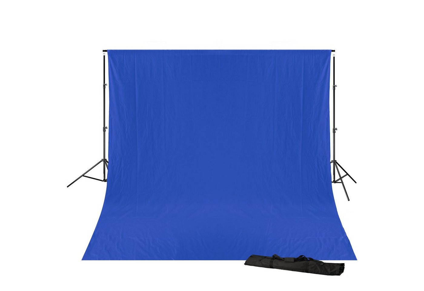 BRESSER Aufhängesystem BRESSER BR-D23 Hintergrundsystem + Hintergrundtuch 3 x 4m Chromakey B… von BRESSER