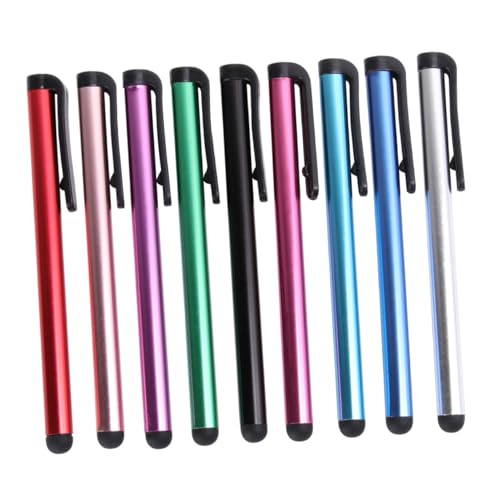 BRIGHTFUFU 30 Stück Kreative Stylus Stifte Kapazitive Touchpen Für Handys Tablets Und Laptops Gemischten Farben Eingabestift Für Präzises Schreiben Und Zeichnen von BRIGHTFUFU