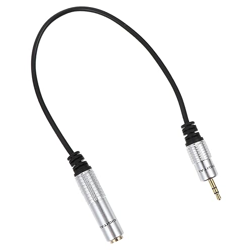 BRIGHTFUFU Stereo Audio Adapter Kabel 03 Metallgehäuse Female Zu Male Audio Konverter Für Lautsprecher Audio Equipment Kopfhörer von BRIGHTFUFU