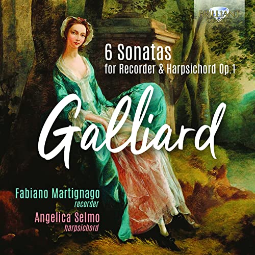 Galliard:6 Sonatas for Recorder & Harpsichord Op.1 von BRILLIANT CLASSICS