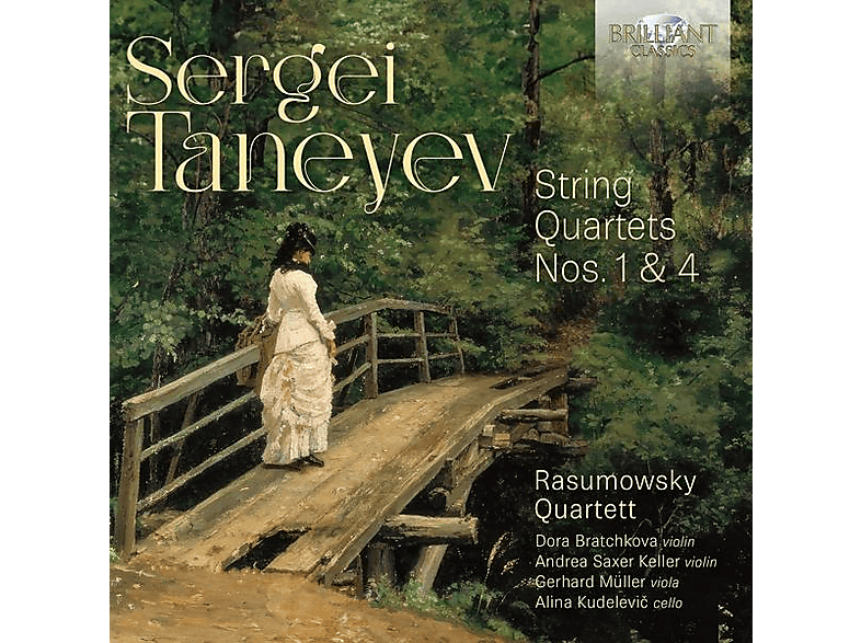 Raffaele Carpino - Taneyev: String Quartets Nos.1&4 (CD) von BRILLIANT