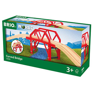 BRIO® Bahnbrücke mit Auffahrten 33699 Spielzeugeisenbahnen-Zubehör von BRIO®