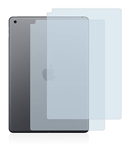 BROTECT (2 Stück Schutzfolie für Apple iPad 10.2" WiFi Cellular 2021 (Rückseite, 9 Gen.) Displayschutz Folie Ultra-Klar von BROTECT