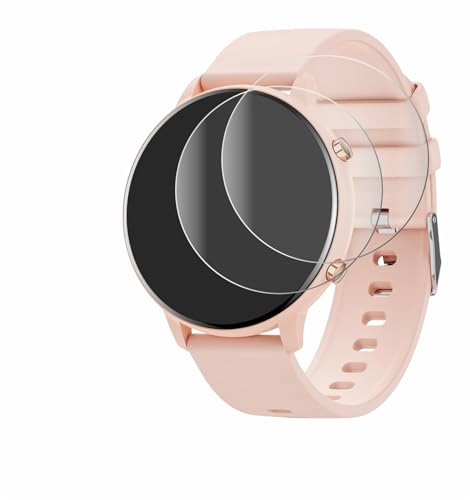 BROTECT 2 Stück Full-Cover Schutzfolie für Hwagol Smartwatch G25 1.39" Full-Screen Displayschutz-Folie [3D Curved, Kristall-Klar] von BROTECT